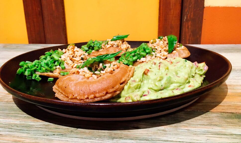 Receta Infladas con escamoles Cocineros Mexicanos