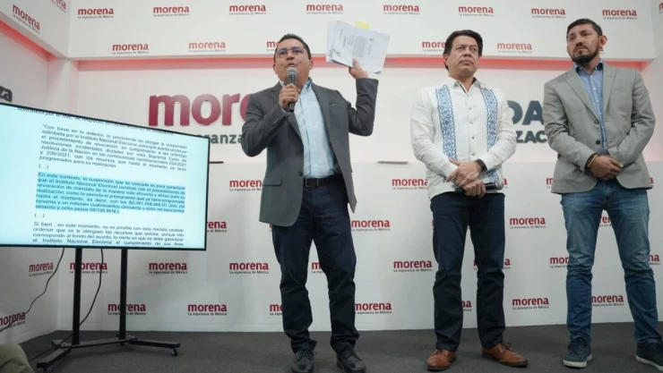 Mario Delgado INE revocación de mandato