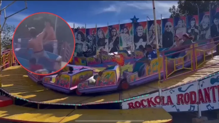 VIDEO: Un joven cayó de un juego mecánico y murió tras golpearse la cabeza en Ciudad Juárez