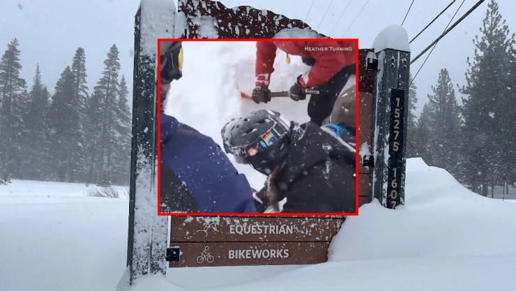 Avalancha cerca del lago Tahoe deja esquiadores muertos y uno desaparecido
