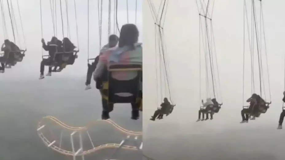 Visitantes de Six Flags quedan atrapados a 74 metros de altura