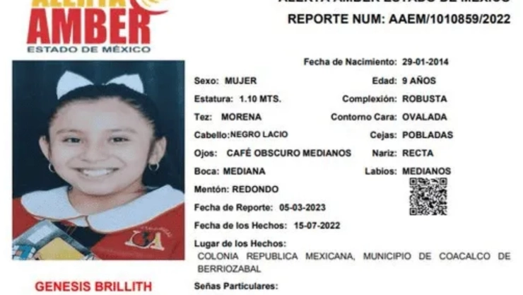Alerta Amber Genesis Roales Edomex