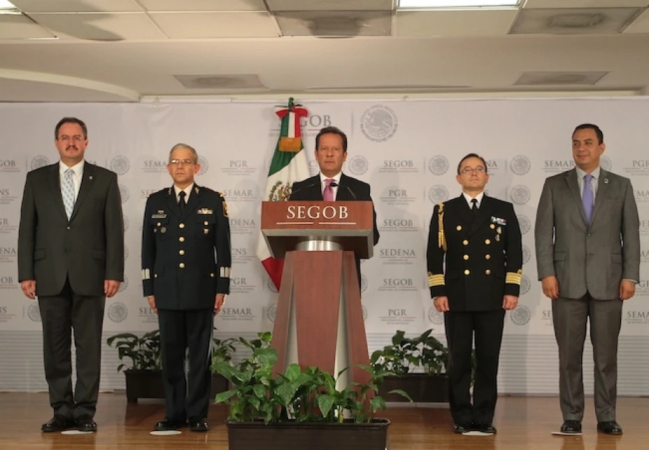 El vocero del Gabinete de Seguridad, Eduardo Sánchez Hernández, anunció la detención del Z-40