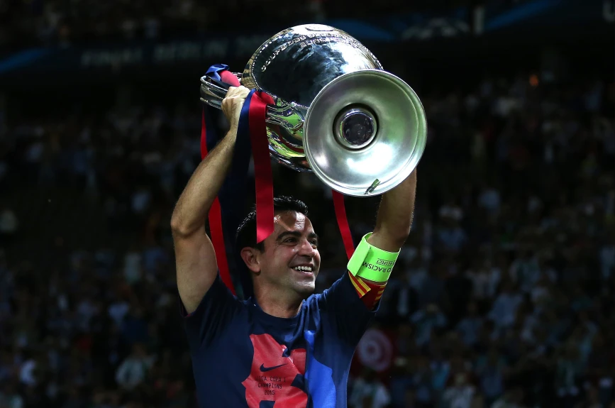 El ‘8' del Barcelona levantó 4 orejonas con el equipo culé. Xavi fue pieza fundamental para la obtención del ‘sextete’ con uno de los mejores equipos de la historia.