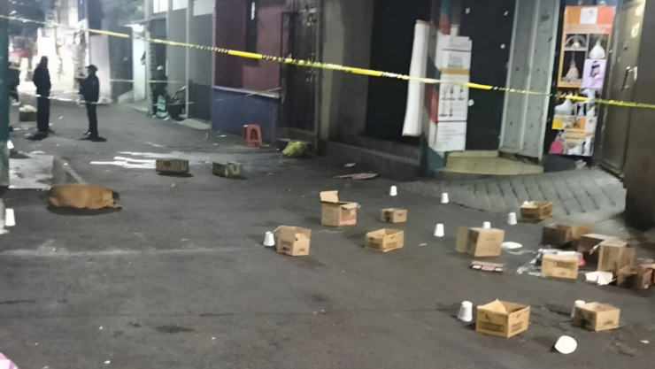 balacera en chelería de Milpa Alta CDMX