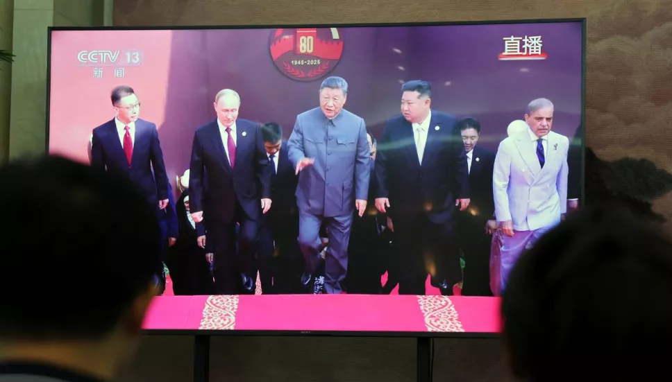 Vladimir Putin y Xi Jinping se reúnen durante desfile en China