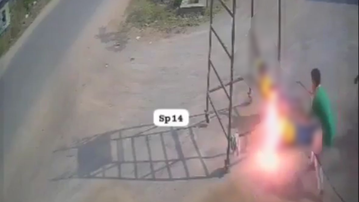 Trabajadores electrocutados en India