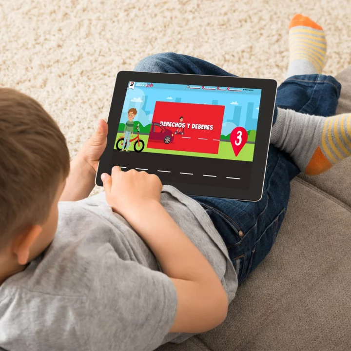 Educación vial interactiva para pequeños