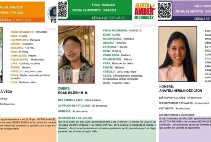 Encuentran calcinados los cuerpos de familia desaparecida en Michoacán