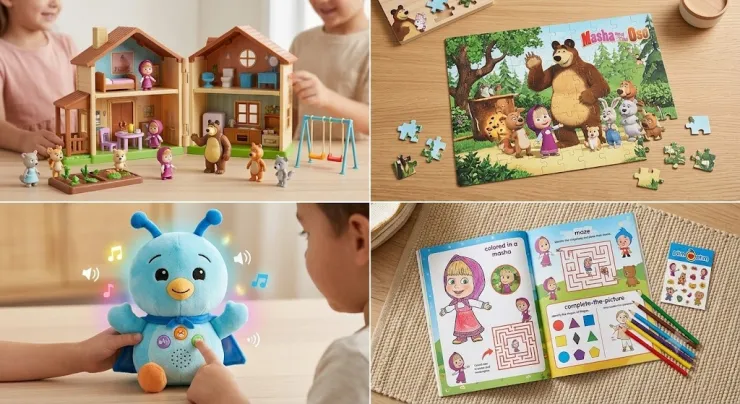 juguetes de ‘Masha y el Oso’ y ‘Plim Plim’ vacaciones