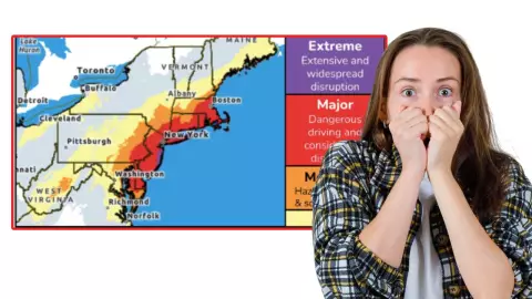 Fuertes vientos por ciclón bomba