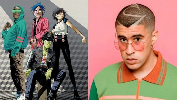Bad Bunny colabora con Gorillaz