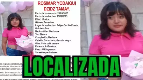 Localizan con vida a Rosimar Yodaiqui Dzidz Tamay, adolescente de 16 años desaparecida en Quintana Roo: Esto se sabe