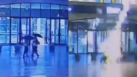 Rayo impacta a dos personas en China y logran sobrevivir