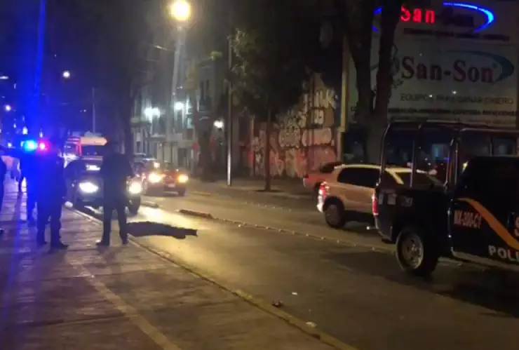 Indigente atropellado en avenida Chapultepec