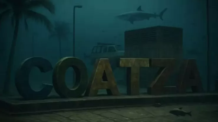 Coatzacoalcos tragado por el mar