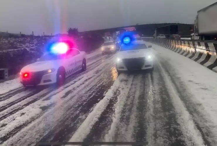 Granizada en Veracruz.