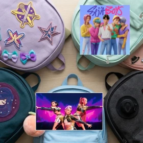 6 ideas para decorar tu mochila con temática Saja Boys y Huntrix de KPop Demon Hunters