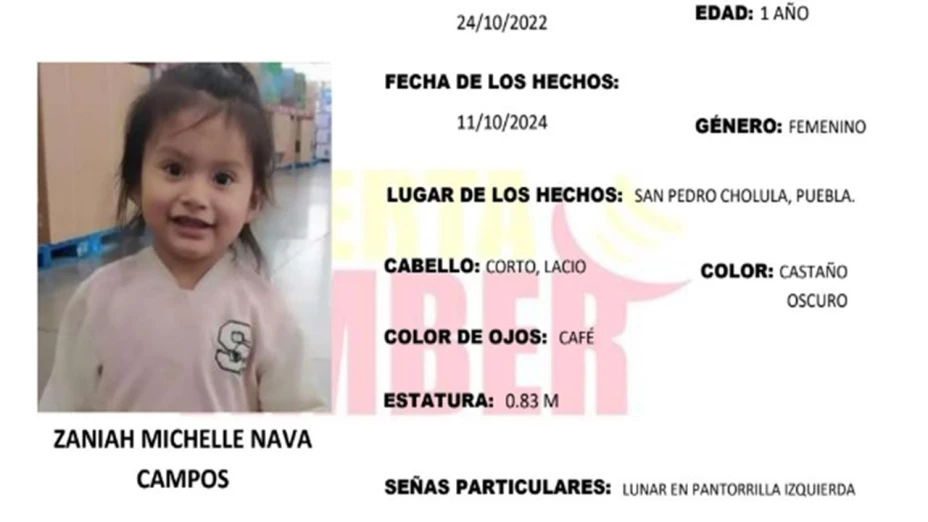 zaniah michelle desaparecida puebla