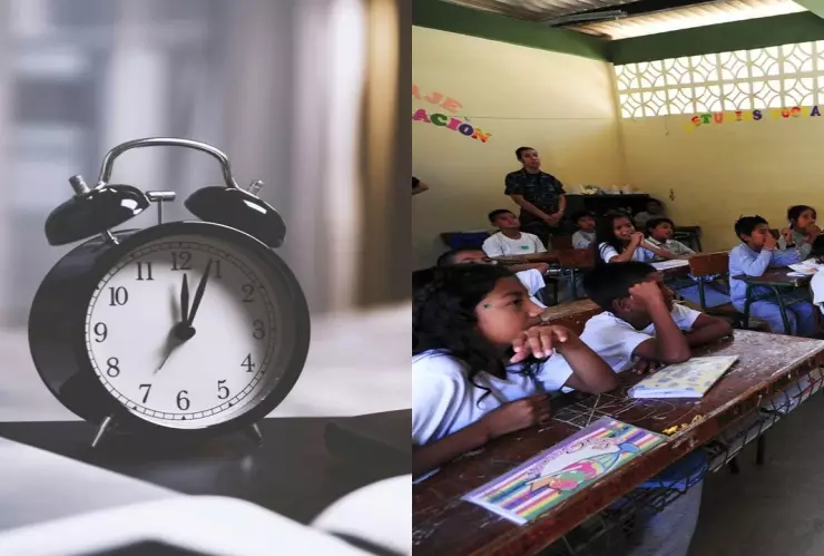 cambio horarios escuelas Puebla marzo 2025