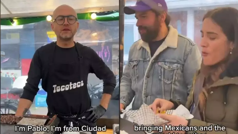 Juarense triunfa con tacos en Ámsterdam