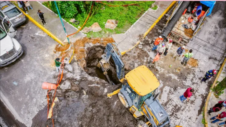 Nuevo socavón en Iztapalapa ¿dónde está ubicado?