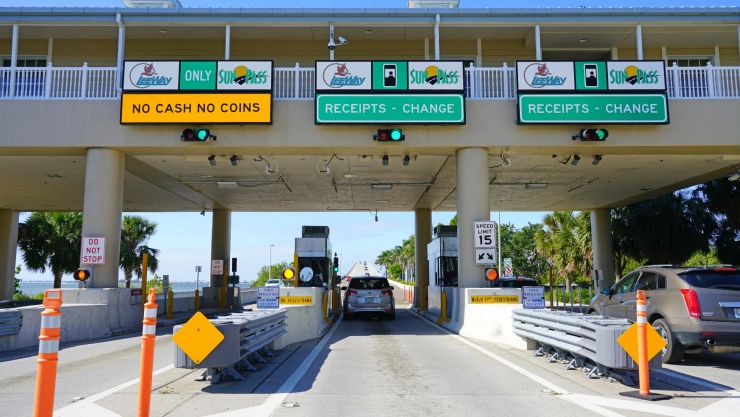 Autos en peajes de Florida