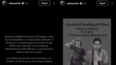 Ed Maverick pide justicia para Miguel y Bere