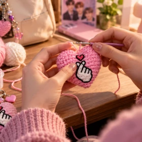 Crochet en tendencia: 4 llaveros adorables que querrás llevar contigo inspirados en el K-pop