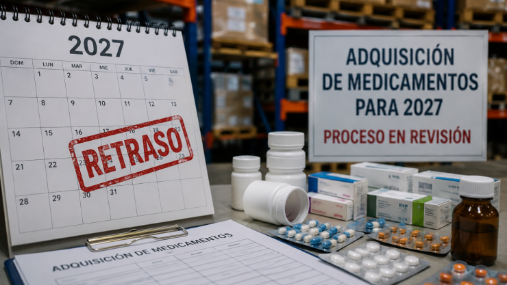 Alerta en el sector salud: Adquisición de medicamentos para 2027 acumula casi 4 meses de retraso