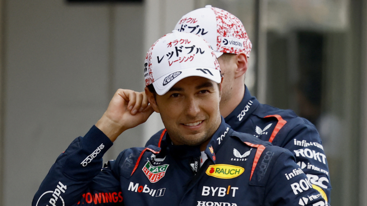 Checo Pérez, segundo en el GP de Japón
