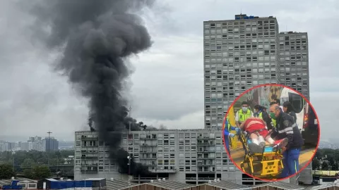 VIDEO: Incendio en la colonia Del Gas, en Azcapotzalco, deja varios heridos en la CDMX