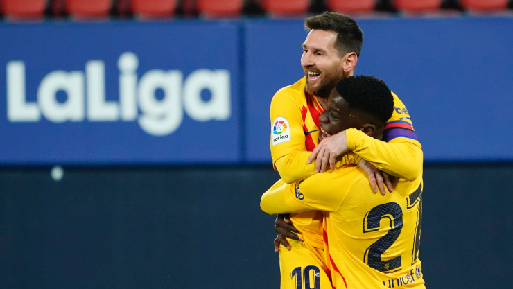 Lionel Messi e Ilaix Moriba