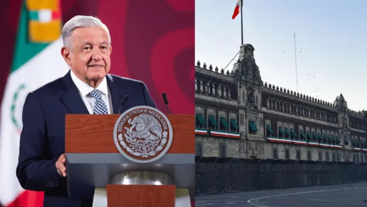 ¡Va para largo! En esta fecha retirarán las vallas de Palacio Nacional