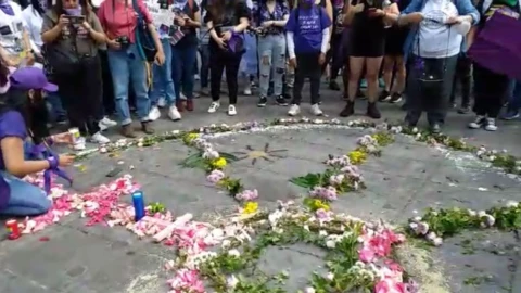 momentos marcha Día de la Mujer 2022