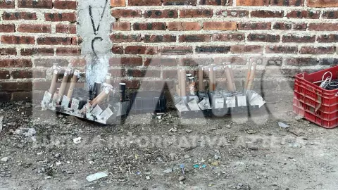 Explosión de pirotecnia en Villas de Leon