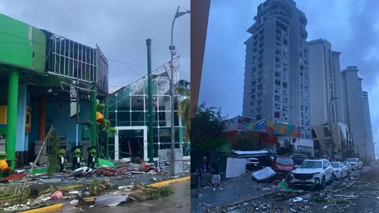 Así lucen las viviendas que quedaron destruidas por el paso del huracán Otis en Acapulco