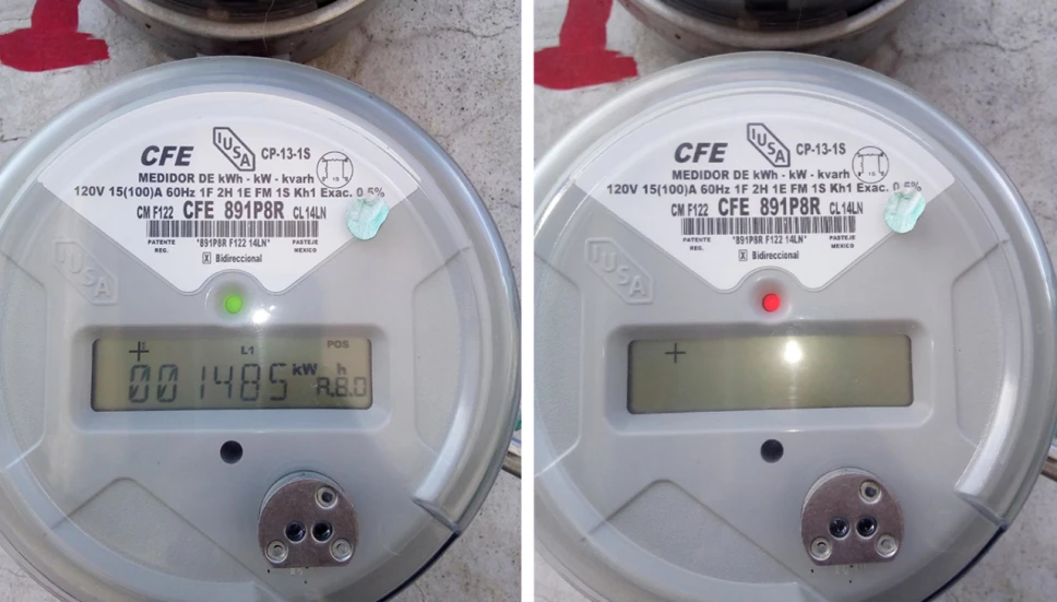 Qué significan los colores en el medidor de luz de CFE