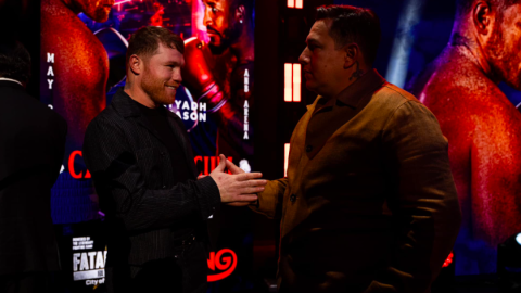 Conferencia de prensa en Nueva York Canelo vs Scull