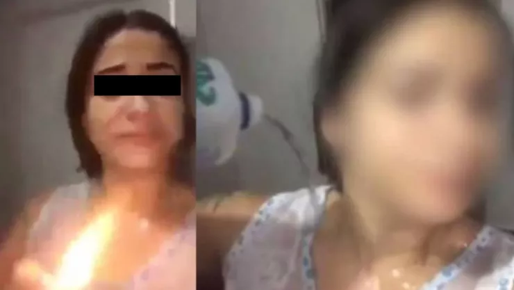Mujer se prende fuego para pedir que la perdonen por infiel