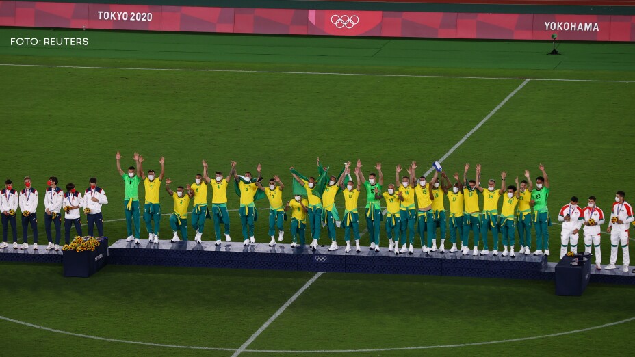 FOTOS: Ceremonia de premiación futbol varonil Tokyo 2020
