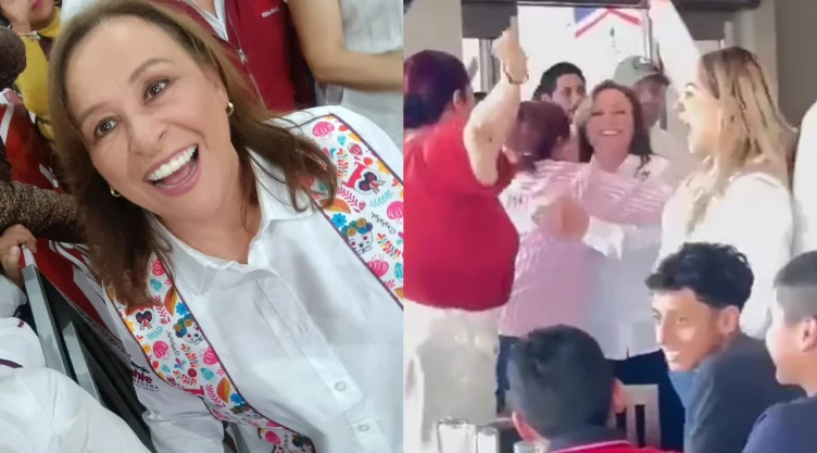 Abuchean a Rocío Nahle en La Parroquia cafeteria Veracruz