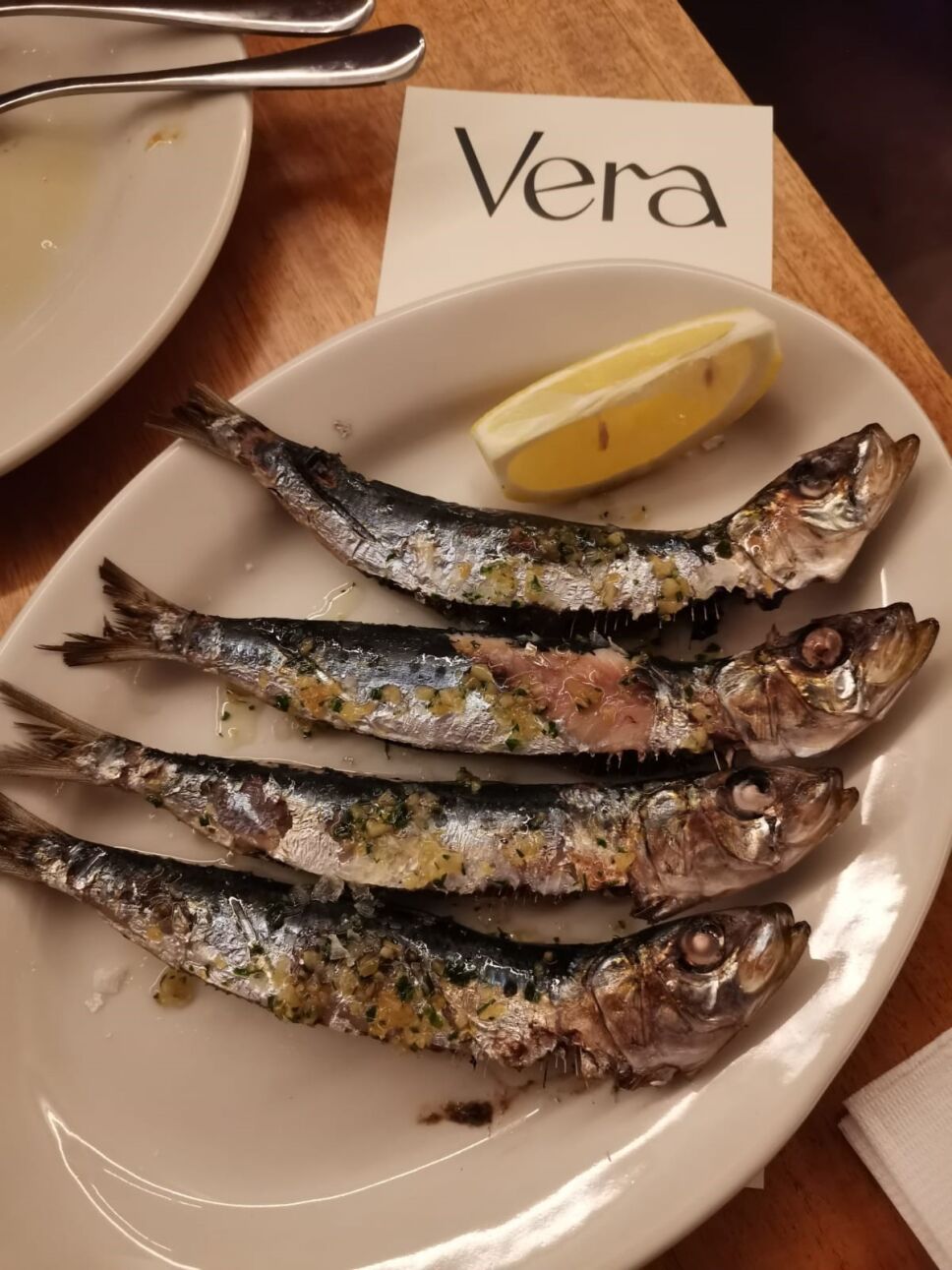 Sardinas en espeto