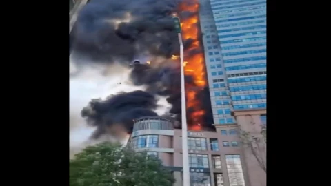 incendio en china 22 de agosto