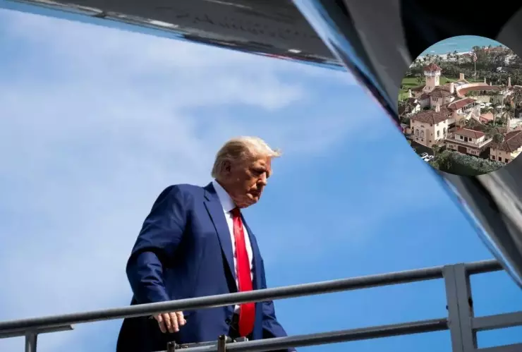 Militares interceptan avión que volaba sobre la casa de Donald Trump en Florida, EU