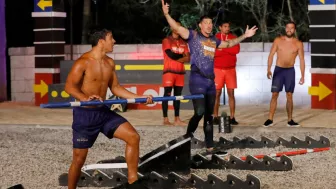 Javi Márquez celebrando Exatlón México.