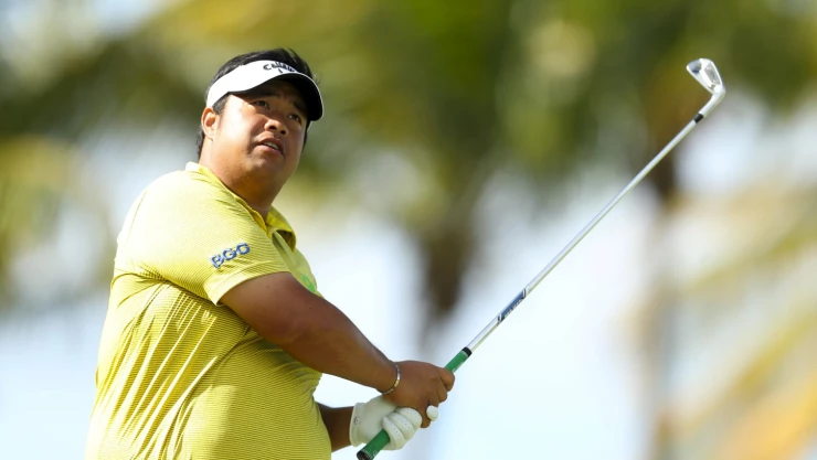 Hoyo en uno de Kiradech Aphibarnrat en el Mexico Open at Vidanta