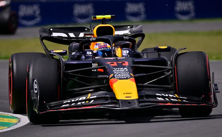 Checo Pérez en el GP de Canadá