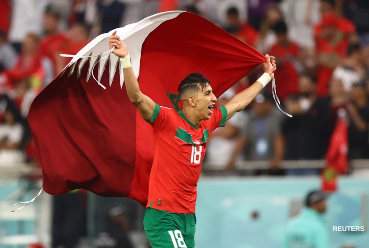 Marruecos celebra su pase a semifinales en Qatar