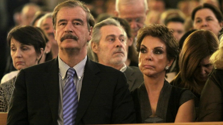 Vicente Fox en compañía de su esposa Marta Sahagún Foto Especial
